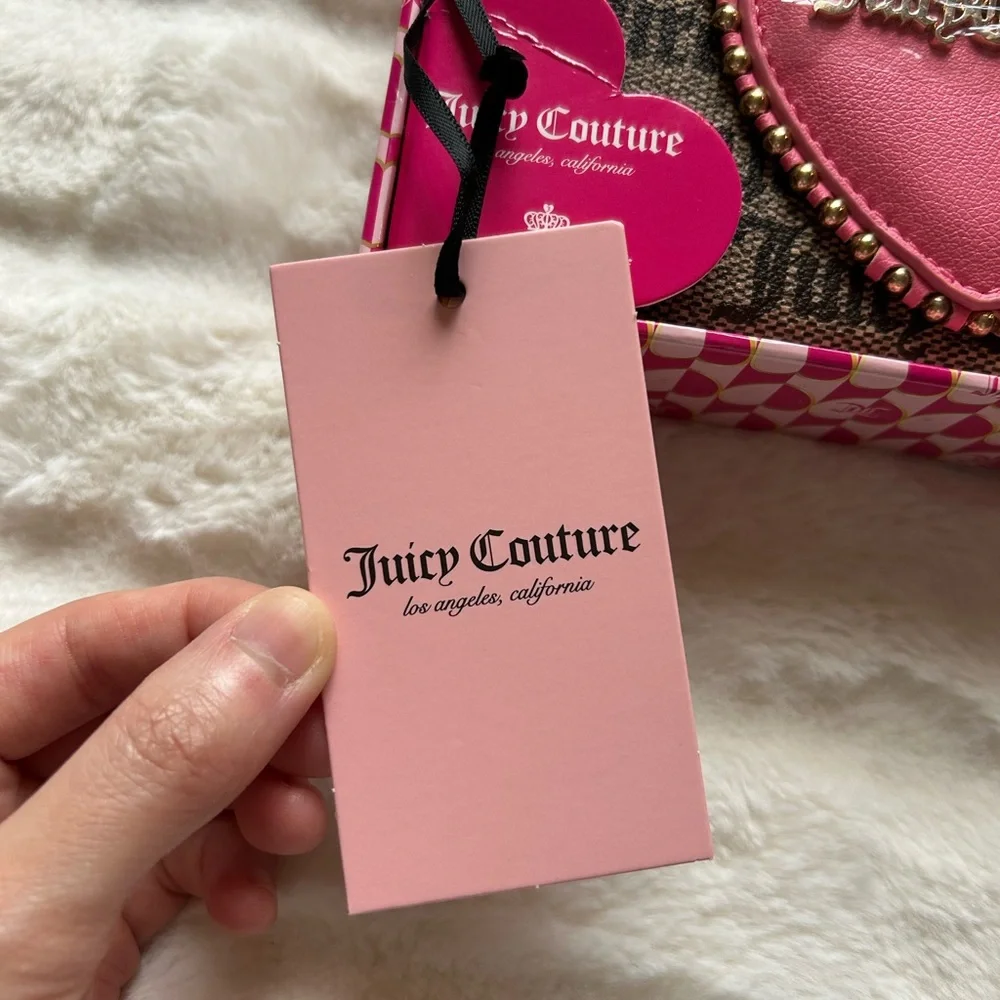 Juicy Couture Love Never Dies Multicompartment Bifold Wallet NIB Y2K Retro